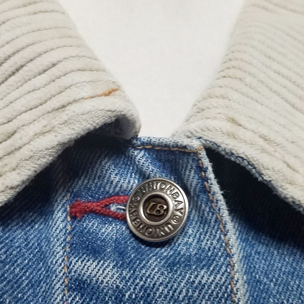 VINTAGE Union Bay Corduroy Oversized Denim Jacket - Picture 4 of 14